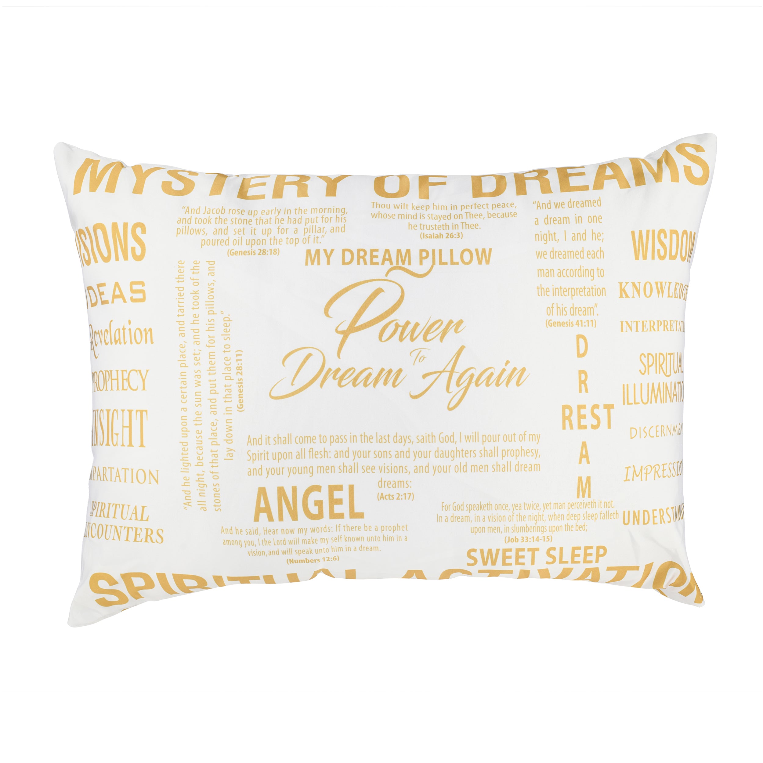 POWER TO DREAM AGAIN DREAM PILLOW