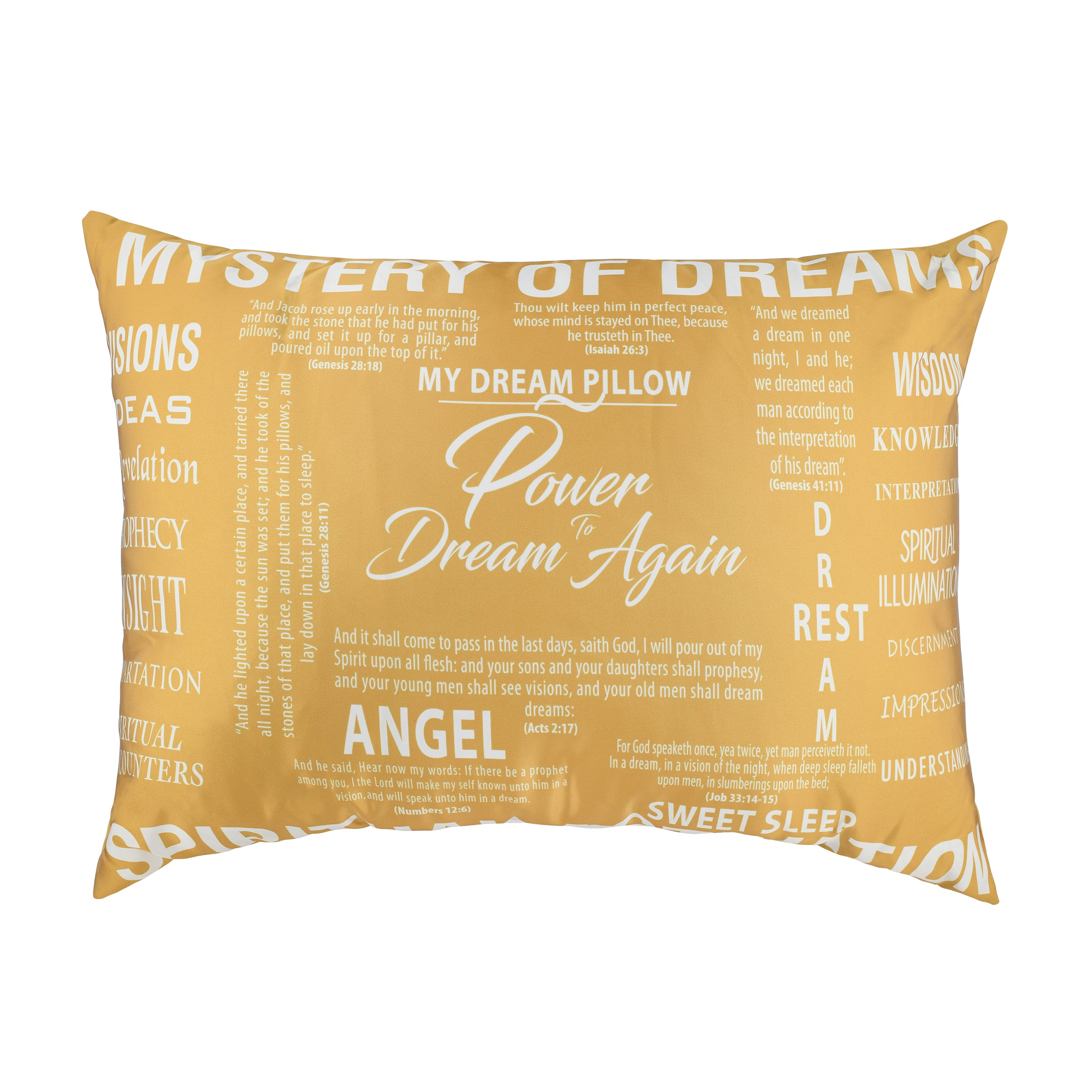 POWER TO DREAM AGAIN DREAM PILLOW